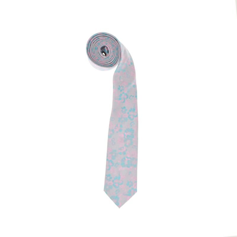 Fashion, accesorii si bijuterii - Barbati - Accesorii barbati - Cravate si papioane barbati - Set cravata si batista, Buticcochet, din material sintetic, 148 x 6 cm, model stilizat, Multicolor - CRV323 - Infinity.ro