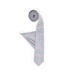 Fashion, accesorii si bijuterii - Barbati - Accesorii barbati - Cravate si papioane barbati - Set cravata si batista, Buticcochet, din material sintetic, 148 x 6 cm, model stilizat, Multicolor - CRV323 - Infinity.ro
