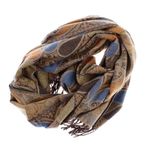 Fashion, accesorii si bijuterii - Femei - Accesorii femei - Esarfe si fulare femei - Esarfa de dama, din lana, Buticcochet, cu model stilizat, 65x190 cm, Multicolor - ES3231 - Infinity.ro