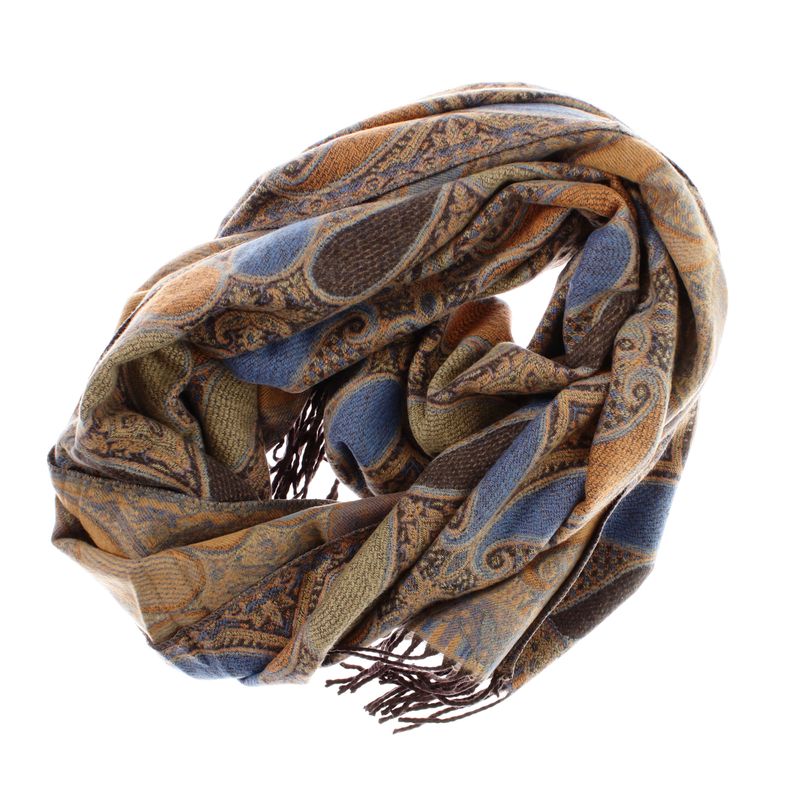 Fashion, accesorii si bijuterii - Femei - Accesorii femei - Esarfe si fulare femei - Esarfa de dama, din lana, Buticcochet, cu model stilizat, 65x190 cm, Multicolor - ES3231 - Infinity.ro