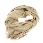 Fashion, accesorii si bijuterii - Femei - Accesorii femei - Esarfe si fulare femei - Esarfa, de dama, Buticcochet, din lana, 72x190 cm, Bej - ES3152 - Infinity.ro