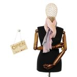 Fashion, accesorii si bijuterii - Femei - Accesorii femei - Esarfe si fulare femei - Esarfa de dama, din 30% viscoza 70% poliester, Buticcochet, 68x180 cm, Multicolor - ES3339 - Infinity.ro
