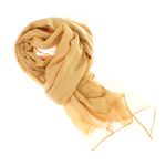 Fashion, accesorii si bijuterii - Femei - Accesorii femei - Esarfe si fulare femei - Esarfa de dama, din 30% viscoza 70% poliester, Buticcochet, 68x180 cm, Bej - ES3350 - Infinity.ro