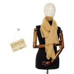 Fashion, accesorii si bijuterii - Femei - Accesorii femei - Esarfe si fulare femei - Esarfa de dama, din 30% viscoza 70% poliester, Buticcochet, 68x180 cm, Bej - ES3350 - Infinity.ro