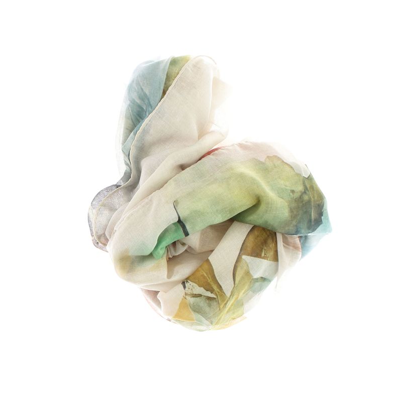 Fashion, accesorii si bijuterii - Femei - Accesorii femei - Esarfe si fulare femei - Esarfa de dama, din 30% viscoza 70% poliester, Buticcochet, 68x180 cm, Multicolor - ES3328 - Infinity.ro