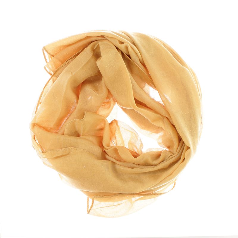 Fashion, accesorii si bijuterii - Femei - Accesorii femei - Esarfe si fulare femei - Esarfa de dama, din 30% viscoza 70% poliester, Buticcochet, 68x180 cm, Bej - ES3350 - Infinity.ro