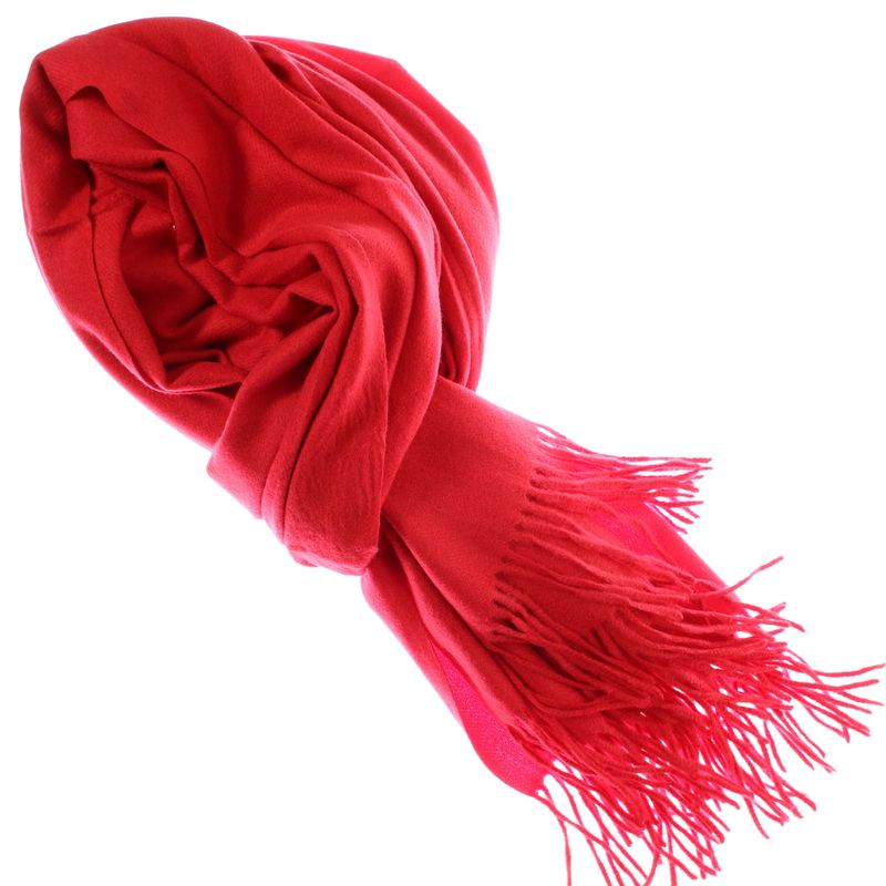 Fashion, accesorii si bijuterii - Femei - Accesorii femei - Esarfe si fulare femei - Esarfa, de dama, Buticcochet, din lana, 72x190 cm, Rosu - ES3150 - Infinity.ro