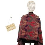 Fashion, accesorii si bijuterii - Femei - Accesorii femei - Esarfe si fulare femei - Esarfa de dama, din lana, Buticcochet, cu model stilizat, 65x190 cm, Multicolor - ES3232 - Infinity.ro