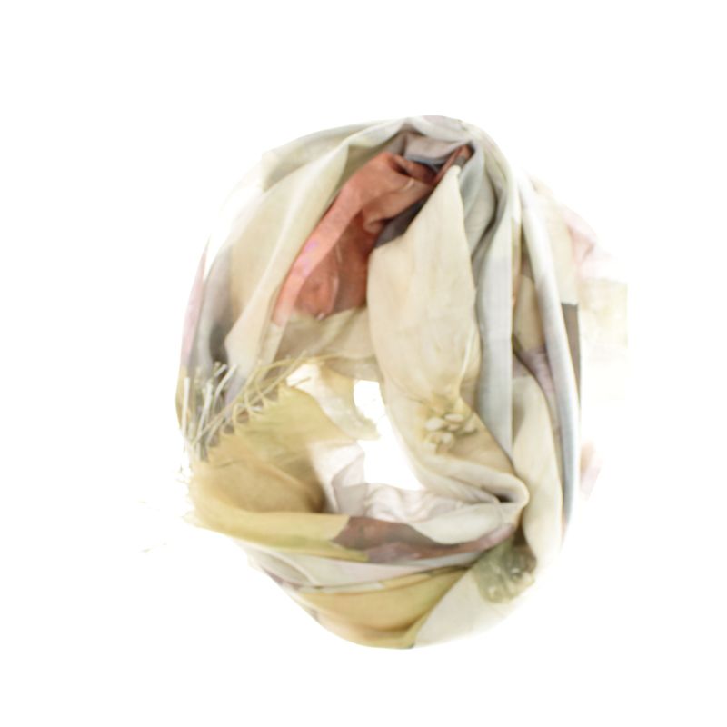 Fashion, accesorii si bijuterii - Femei - Accesorii femei - Esarfe si fulare femei - Esarfa de dama, din 30% viscoza 70% poliester, Buticcochet, 75x180 cm, model floral, Multicolor - ES3270 - Infinity.ro
