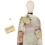 Fashion, accesorii si bijuterii - Femei - Accesorii femei - Esarfe si fulare femei - Esarfa de dama, din 30% viscoza 70% poliester, Buticcochet, 75x180 cm, model floral, Multicolor - ES3270 - Infinity.ro