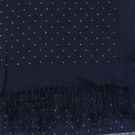 Fashion, accesorii si bijuterii - Femei - Accesorii femei - Esarfe si fulare femei - Esarfa de dama, din 30% viscoza 70% poliester, Buticcochet, 75x180 cm, model cu strasuri, Bleumarin - ES3257 - Infinity.ro