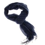 Fashion, accesorii si bijuterii - Femei - Accesorii femei - Esarfe si fulare femei - Esarfa de dama, din 30% viscoza 70% poliester, Buticcochet, 75x180 cm, model cu strasuri, Bleumarin - ES3257 - Infinity.ro