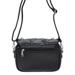 Fashion, accesorii si bijuterii - Femei - Accesorii femei - Genti si rucsacuri femei - Geanta de dama, din piele ecologica, Silviarosa, 18x24x7 cm, Negru - GND59 - Infinity.ro