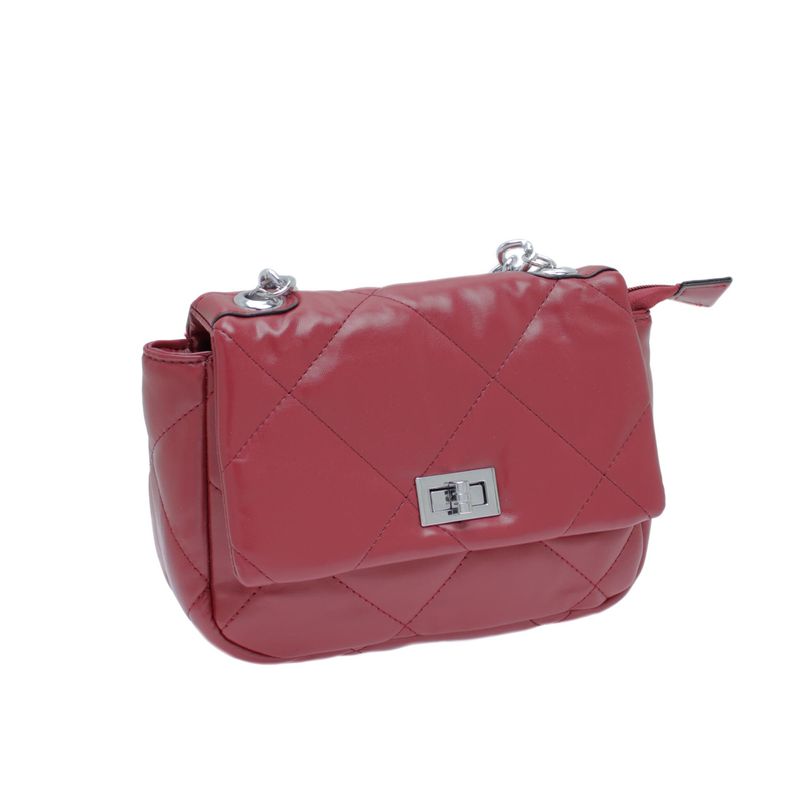Fashion, accesorii si bijuterii - Femei - Accesorii femei - Genti si rucsacuri femei - Geanta dama, de umar / mana, din piele ecologica, Jessica Bags, 22x17x6cm, Rosu - GND65 - Infinity.ro