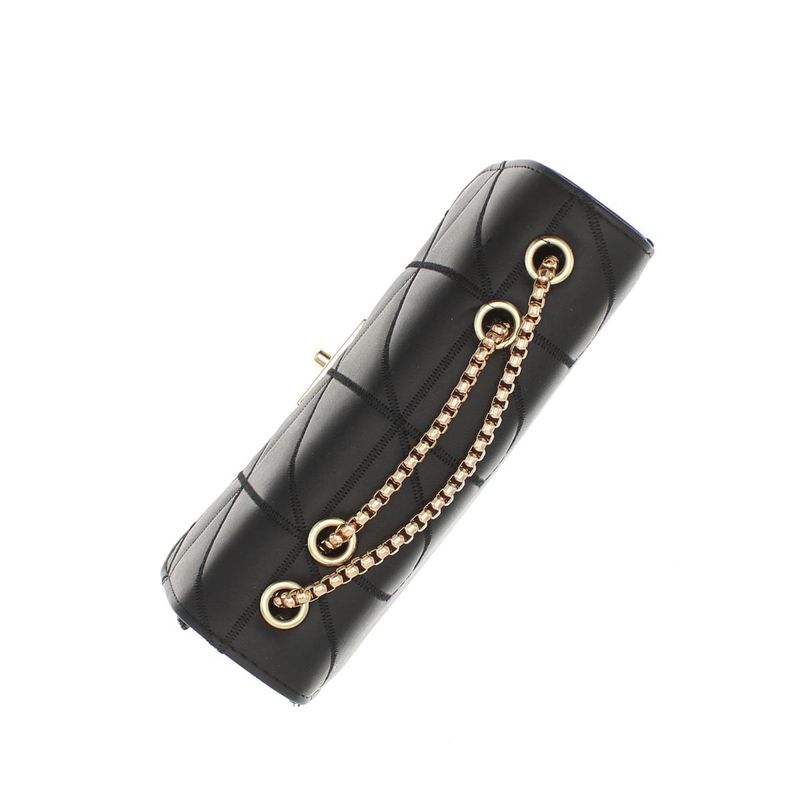 Fashion, accesorii si bijuterii - Femei - Accesorii femei - Genti si rucsacuri femei - Geanta de umar, dama, din material sintetic, ButicCochet, 19x12x6 cm, Negru - GND906 - Infinity.ro