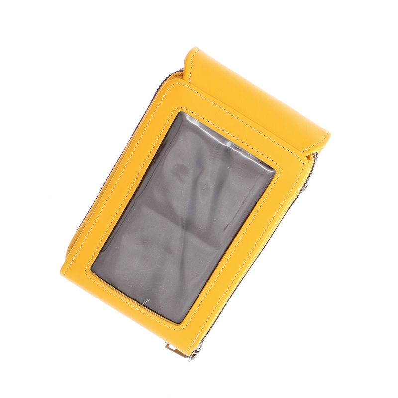 Fashion, accesorii si bijuterii - Femei - Accesorii femei - Genti si rucsacuri femei - Geanta portofel, din material sintetic, Buticcochet, 18x11x4 cm, Galben - PR1094 - Infinity.ro