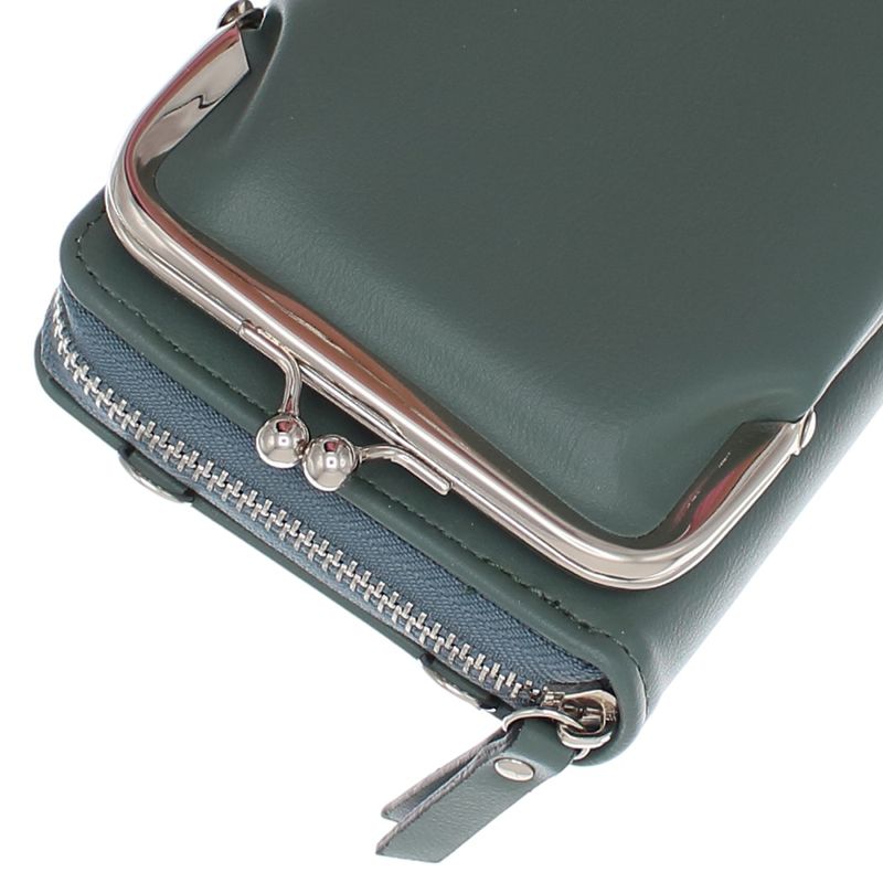 Fashion, accesorii si bijuterii - Femei - Accesorii femei - Genti si rucsacuri femei - Geanta portofel, din material sintetic, Buticcochet, 19x10x4 cm, Turcoaz inchis - PR1099 - Infinity.ro