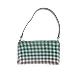 Fashion, accesorii si bijuterii - Femei - Accesorii femei - Genti si rucsacuri femei - Geanta, de dama, din material sintetic cu strasuri, ButicCochet, 19x10x7 cm, Verde - GND663 - Infinity.ro
