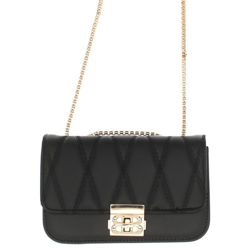 Fashion, accesorii si bijuterii - Femei - Accesorii femei - Genti si rucsacuri femei - Geanta de umar, dama, din material sintetic, ButicCochet, 19x12x6 cm, Negru - GND879 - Infinity.ro