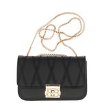 Fashion, accesorii si bijuterii - Femei - Accesorii femei - Genti si rucsacuri femei - Geanta de umar, dama, din material sintetic, ButicCochet, 19x12x6 cm, Negru - GND879 - Infinity.ro