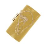 Fashion, accesorii si bijuterii - Femei - Accesorii femei - Genti si rucsacuri femei - Geanta plic, clutch pentru dama, ButicCochet, din material catifelat, 20x11x5 cm, Maro - GND318 - Infinity.ro