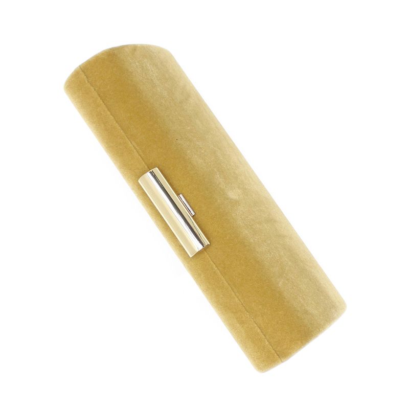 Fashion, accesorii si bijuterii - Femei - Accesorii femei - Genti si rucsacuri femei - Geanta plic, clutch pentru dama, ButicCochet, din material catifelat, 20x11x5 cm, Maro - GND318 - Infinity.ro