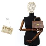 Fashion, accesorii si bijuterii - Femei - Accesorii femei - Genti si rucsacuri femei - Geanta de umar, de dama, din material sintetic, ButicCochet, 22x14x6 cm, Maro - GND1027 - Infinity.ro