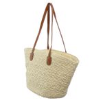 Fashion, accesorii si bijuterii - Femei - Accesorii femei - Genti si rucsacuri femei - Geanta de plaja, de dama, din paie, ButicCochet, 43x30 cm, Crem - GND703 - Infinity.ro
