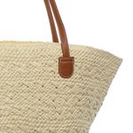 Fashion, accesorii si bijuterii - Femei - Accesorii femei - Genti si rucsacuri femei - Geanta de plaja, de dama, din paie, ButicCochet, 43x30 cm, Crem - GND703 - Infinity.ro