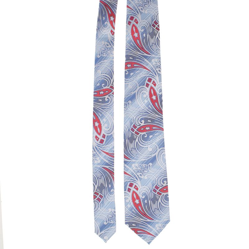 Fashion, accesorii si bijuterii - Femei - Accesorii femei - Genti si rucsacuri femei - Cravata barbateasca, Buticcochet, din material sintetic, 148 x 7 cm, Multicolor - CRV367 - Infinity.ro