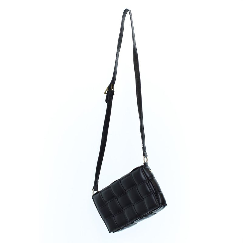 Fashion, accesorii si bijuterii - Femei - Accesorii femei - Genti si rucsacuri femei - Geanta de umar, de dama, din material sintetic, ButicCochet, 23x14x5 cm, cu lant auriu decorativ, Negru - GND983 - Infinity.ro