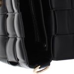 Fashion, accesorii si bijuterii - Femei - Accesorii femei - Genti si rucsacuri femei - Geanta de umar, de dama, din material sintetic, ButicCochet, 23x14x5 cm, cu lant auriu decorativ, Negru - GND983 - Infinity.ro
