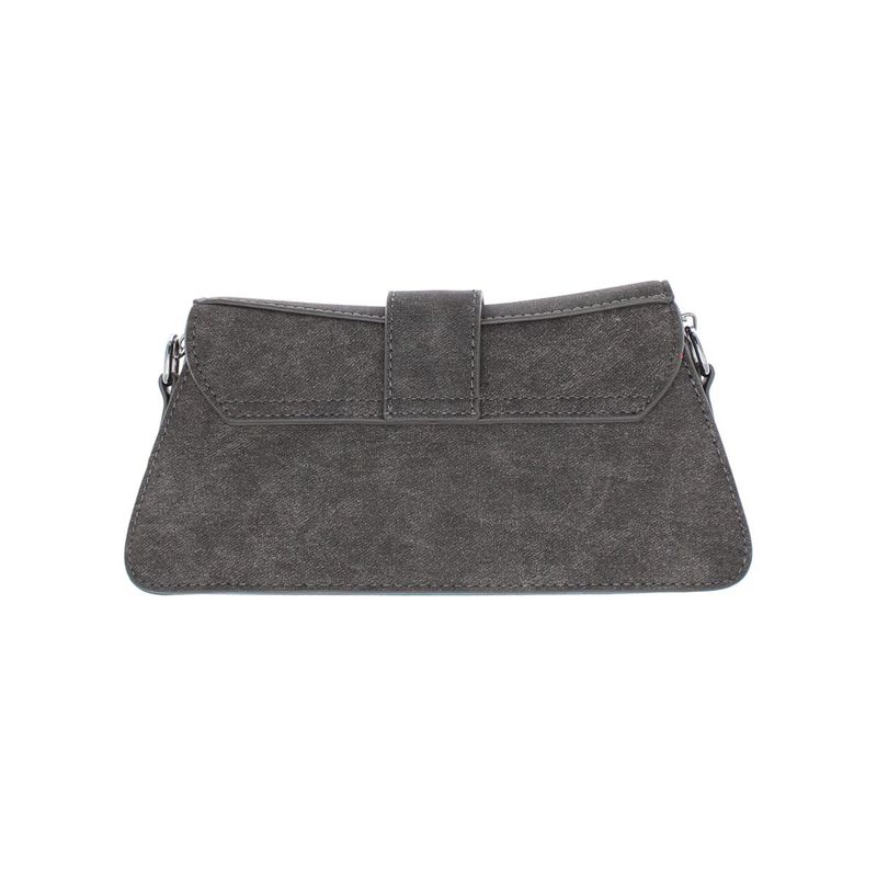 Fashion, accesorii si bijuterii - Femei - Accesorii femei - Genti si rucsacuri femei - Geanta de umar, de dama, din material sintetic, ButicCochet, 22x12x5 cm, Gri - GND1031 - Infinity.ro