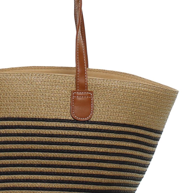 Fashion, accesorii si bijuterii - Femei - Accesorii femei - Genti si rucsacuri femei - Geanta de plaja, de dama, din paie, ButicCochet, 40x25 cm, Maro - GND700 - Infinity.ro