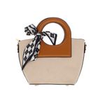Fashion, accesorii si bijuterii - Femei - Accesorii femei - Genti si rucsacuri femei - Geanta de umar, de dama, din material sintetic, ButicCochet, 21x17x9 cm, Crem - GND1042 - Infinity.ro