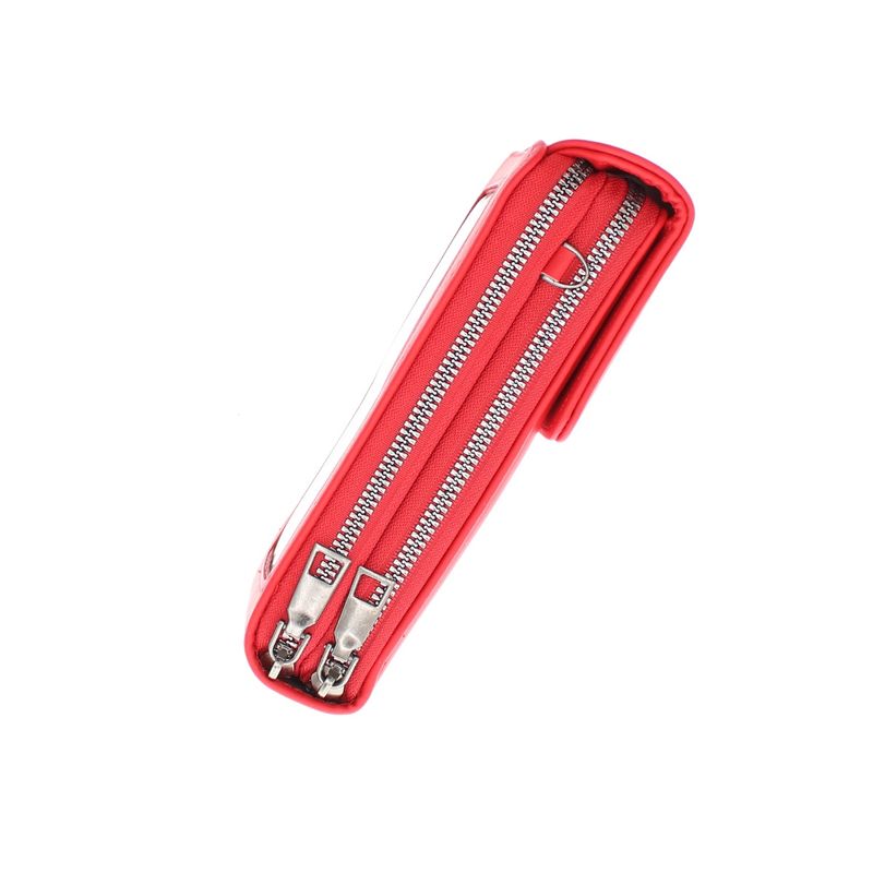 Fashion, accesorii si bijuterii - Femei - Accesorii femei - Genti si rucsacuri femei - Geanta portofel, din material sintetic, Buticcochet, 18x11x4 cm, Rosu - PR1088 - Infinity.ro