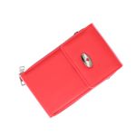 Fashion, accesorii si bijuterii - Femei - Accesorii femei - Genti si rucsacuri femei - Geanta portofel, din material sintetic, Buticcochet, 18x11x4 cm, Rosu - PR1088 - Infinity.ro