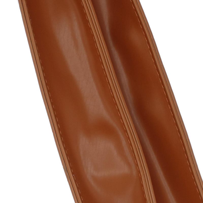 Fashion, accesorii si bijuterii - Femei - Accesorii femei - Genti si rucsacuri femei - Geanta de umar, de dama, din material sintetic, ButicCochet, 26x14x6 cm, cu catarama aurie, Maro inchis - GND990 - Infinity.ro
