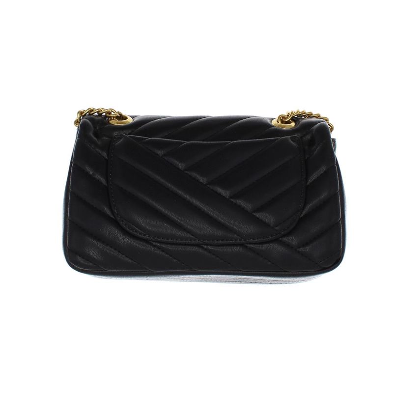 Fashion, accesorii si bijuterii - Femei - Accesorii femei - Genti si rucsacuri femei - Geanta de umar, de dama, din material sintetic, ButicCochet, 23x13x7 cm, Negru - GND1012 - Infinity.ro