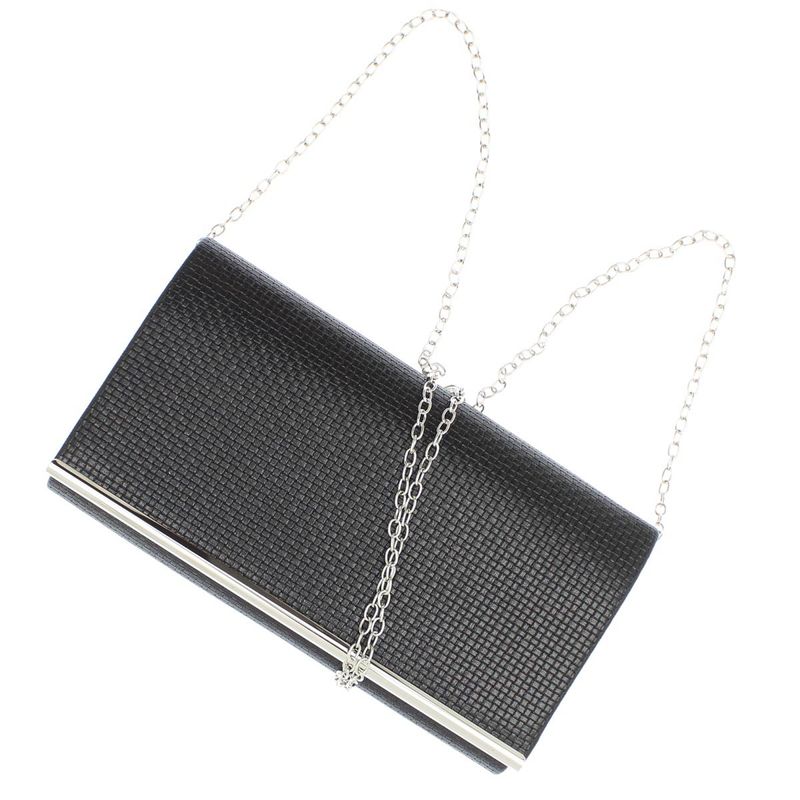 Fashion, accesorii si bijuterii - Femei - Accesorii femei - Genti si rucsacuri femei - Geanta plic, de dama, din material sintetic, ButicCochet, 22x12x5 cm, Negru - GND795 - Infinity.ro
