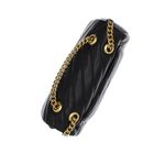 Fashion, accesorii si bijuterii - Femei - Accesorii femei - Genti si rucsacuri femei - Geanta de umar, de dama, din material sintetic, ButicCochet, 23x13x7 cm, Negru - GND1012 - Infinity.ro