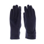 Fashion, accesorii si bijuterii - Femei - Accesorii femei - Manusi femei - Manusi dama, de iarna, din material sintetic si bumbac, cu degete, model cu fundita, one size, Bleumarin - MA296 - Infinity.ro