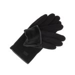 Fashion, accesorii si bijuterii - Femei - Accesorii femei - Manusi femei - Manusi dama, de iarna, din material sintetic si bumbac, cu degete, one size, Negru - MA369 - Infinity.ro