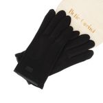 Fashion, accesorii si bijuterii - Femei - Accesorii femei - Manusi femei - Manusi dama, de iarna, din material sintetic si bumbac, cu degete, one size, Negru - MA369 - Infinity.ro