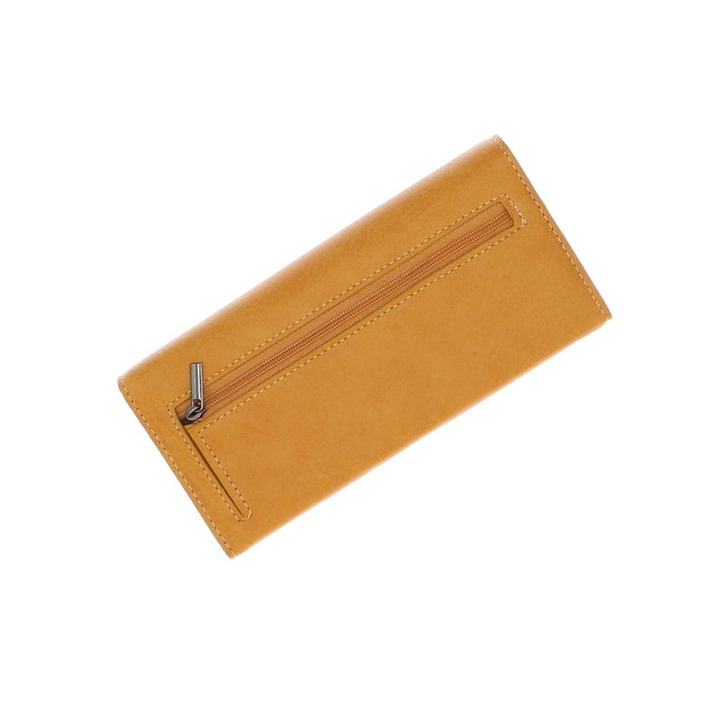 Fashion, accesorii si bijuterii - Femei - Accesorii femei - Portofele femei - Portofel de dama, din material sintetic, ButicCochet, 18x9x3 cm, Galben - PR1146 - Infinity.ro