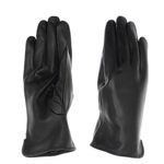 Fashion, accesorii si bijuterii - Femei - Accesorii femei - Manusi femei - Manusi dama, de iarna, din piele naturala, cu degete, marime L, Negru - MA375 - Infinity.ro