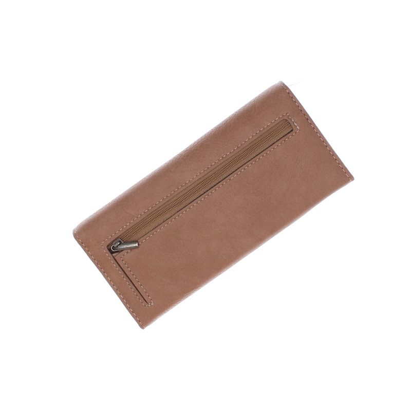 Fashion, accesorii si bijuterii - Femei - Accesorii femei - Portofele femei - Portofel de dama, din material sintetic, ButicCochet, 18x9x3 cm, Maro - PR1144 - Infinity.ro