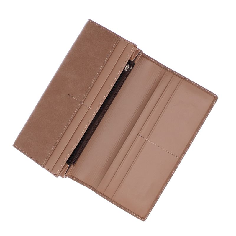 Fashion, accesorii si bijuterii - Femei - Accesorii femei - Portofele femei - Portofel de dama, din material sintetic, ButicCochet, 18x9x3 cm, Maro - PR1144 - Infinity.ro