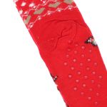 Fashion, accesorii si bijuterii - Femei - Lenjerie si pijamale femei - Sosete si ciorapi femei - Ciorapi cu motive de Craciun, 90% bumbac, Tina,  marme 35-41, Rosu - SCR393 - Infinity.ro