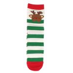 Fashion, accesorii si bijuterii - Femei - Lenjerie si pijamale femei - Sosete si ciorapi femei - Set 4 sosete fara cusaturi, cu motive de Craciun, Tina, 85% bumbac, marime 36-41, Multicolor - SCR409 - Infinity.ro
